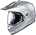 HJC DS-X1 Dual-Sport Helmet ( Silver ), (Small)