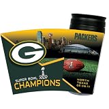 NFL Green Bay Packers Super Bowl Champions Acrylic Tumbler With Wrap Insert