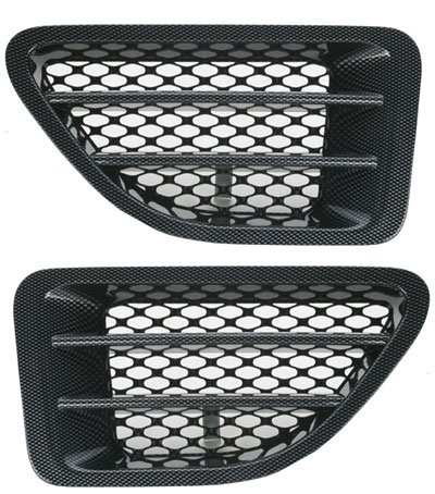 Street Scene 950-73003 UNIVERSAL FENDER VENTS GEN 1 PLASTIC CARBON FIBER LOOK