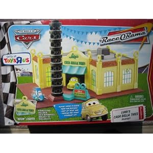 Disney Pixar Cars Race O Rama Luigi's Casa Della Tires Playset by 