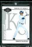 2008 Topps Co-Signers # 84 David DeJesus / Kansas City Royals / Premium Baseball Card in Protective Screw Down Display