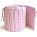 Tadpoles Classics Gingham Crib Bumper, Pink