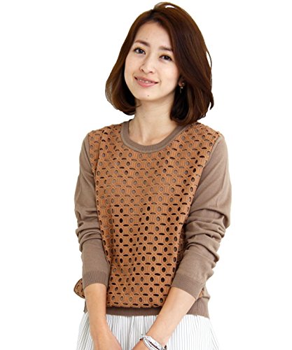 (ビューティ&ユース ユナイテッドアローズ) BEAUTY&YOUTH UNITED ARROWS BY∵ エンブロイダリーレース×ニットプルオーバー 16132842626