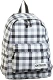 [アウトドアプロダクツ] OUTDOOR PRODUCTS チェック柄  デイパック  ODR01 Black (Black)