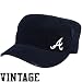New Era Atlanta Braves Ladies Navy Blue Distressed Military Style Adjustable Hat