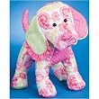 Pink Floral Large Quilti Dog