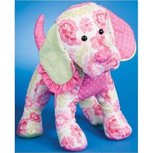 Pink Floral Large Quilti Dog
