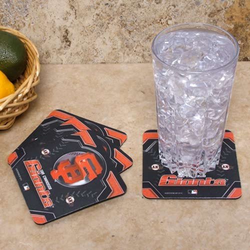 San Francisco Giants 4-Pack Sublimated Logo Neoprene Coaster Set