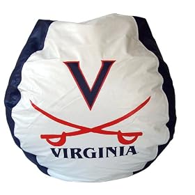 Bean Bag - Virginia - Navy / White