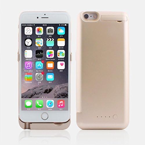 Iphone 6s Plus Battery Case Iphone 6 Plus Battery Case 10000mah Ultra-slim Pack Power Bank Backup Charger Case for Iphone 6s /6 Plus 5.5Inch (Gold)