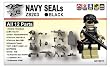 Navy Seals Gear Pack in Black (12 Pieces) - LEGO Compatible Minifigure Pieces