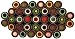 Penny Rug Table Mat