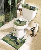 Northwoods Bear Toilet Rug And Bath Mats by Winston Brands