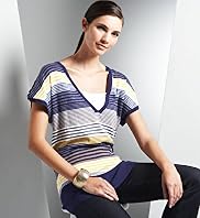 Autograph Weekend Short Sleeve Stripe Jumper