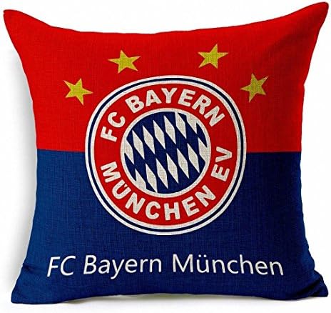 ForcoolStore FC Bayern munchen pattern Throw Pillow Case Cushion Cover