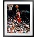 Chicago Bulls Michael Jordan Autographed Hang Time Photo (Framed)