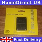 PS2 64MB Memory Card - 64MB memory card for Sony PS2 - Hi-TEC ESSENTIALS
