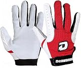 DeMarini CF3 Batting Gloves - Scarlet/White