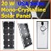 20 Watt 12v Mono-crystalline Solar Panel Module