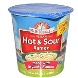 Dr. McDougalls Right Foods Vegan Hot & Sour Ramen, 1.9-Ounce Cups (Pack of 6)