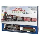 Bachmann White Christmas Express Ready To Run Electric Train Set - Large "G" Scale