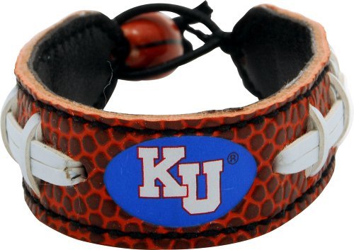 Kansas Jayhawks Classic (Jayhawk Logo) Football Bracelet