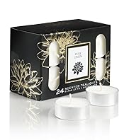 24 Signature Pure Linen Scented Tealights