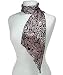 Pink Black Paisley Scarf Sash Oblong 7" x 58"
