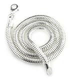 Thick 5mm Sterling Silver 24 Snake Chain Necklace 37grams