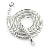 Thick 5mm Sterling Silver 24" Snake Chain Necklace 37grams