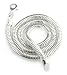 Thick 5mm Sterling Silver 24
