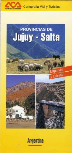 Jujuy and Salta Provinces Road Map, Argentina
