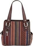 Fossil Handbag - Signature Shopper (Color: Stripe)