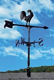 Black 30 Rooster Accent Weathervane