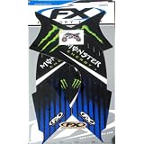 06-12 YAMAHA RAPTOR700: 2012 FACTORY EFFEX MONSTER ENERGY ATV GRAPHICS - YAMAHA by Factory Effex