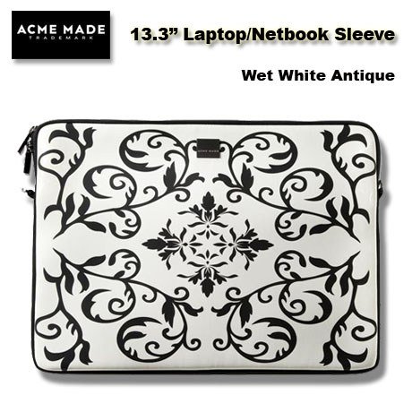 Acme Made Smart Laptop Sleeve, MB 13 (Wet White Antik)