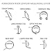 Forbidden Body Jewelry Set of 3 Nose Hoops or Cartilage Rings: 20g 8mm IP Plated Surgical Steel Bow Design Rings