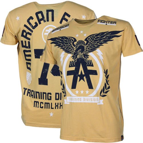 American Fighter Take Flight T-Shirt - Gold (X-Large)
