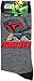 Star Wars Boba Fett Wanted Men's Crew Socks Size 6-12 Grey