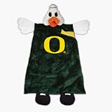 Oregon Ducks 6' Sleeping Bag with Plush Mascot