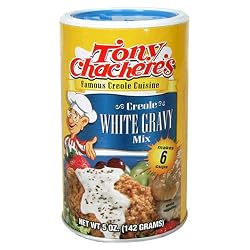 Tony Chachere's White Gravy Mix, 5-Ounce Unit (Pack of 12)