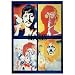 Beatles Poster ~ Four 4 Faces ~ 60's Psychedelic ~ Warhol-esque by Avedon ~ 24x33