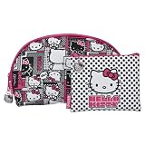 Hello Kitty Cosmetic Bag - Pink 2 Piece Set