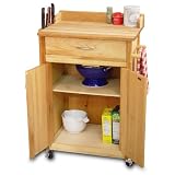Catskill Craftsmen Cuisine Cart with Back Splash and Galley by Catskill Craftsmen