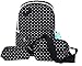 Efreewd Polka Dot 3pcs Kids Book Bag School Backpack Handbag Purse Girls Teen