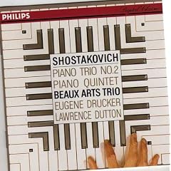 Chostakovich-Quintette & Trio avec Piano-Beaux Arts Trio-Men Ahem Pressler,Piano