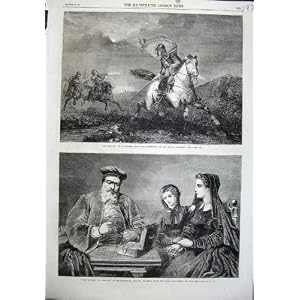 1863 Fine Art Horse Escape Soldiers Women Jewellery Man