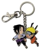 Naruto Shippuden Sasuke VS Naruto Metal keyring