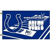 Indianapolis Colts NFL Field Design 3'x5' Banner Flag