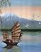 Alan Fairbrass Oriental Junk Art Poster Print - 16" X 20"